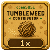First Tumbleweed Contribution
